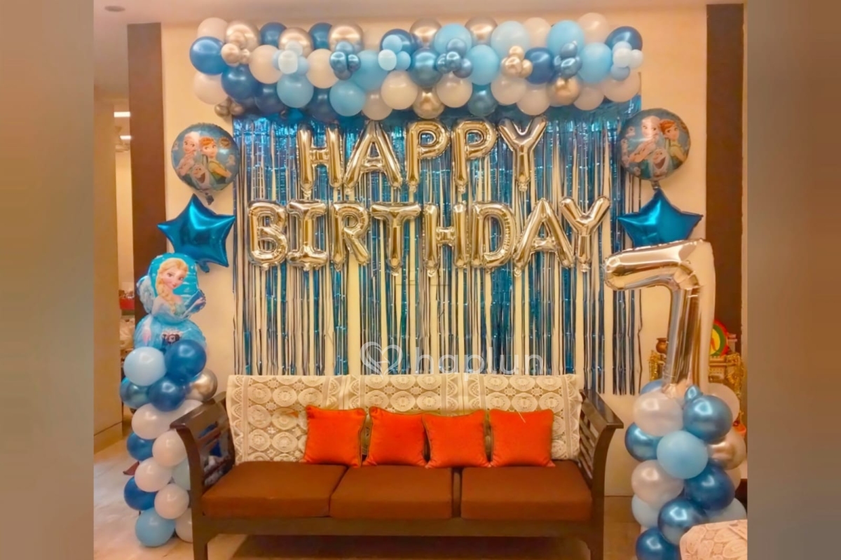 simple frozen birthday decoration ideas