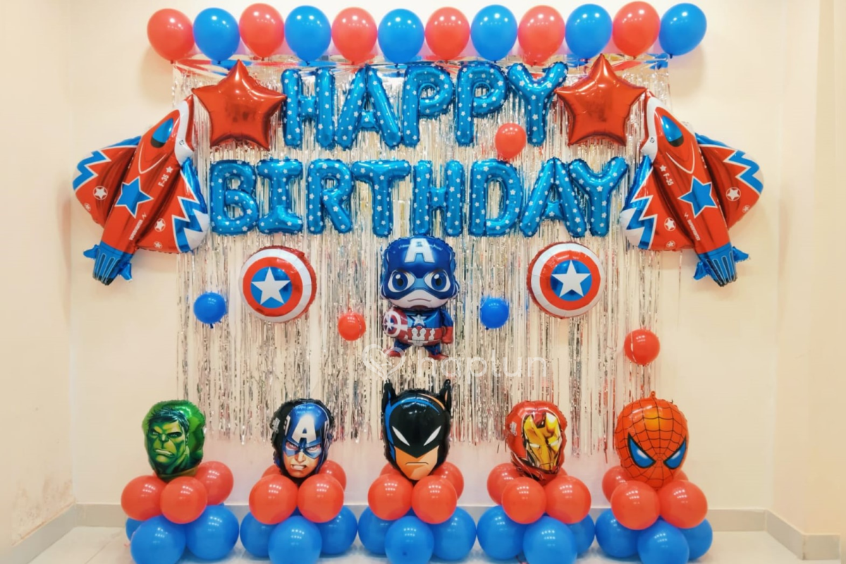 Avengers Superhero Theme Decoration