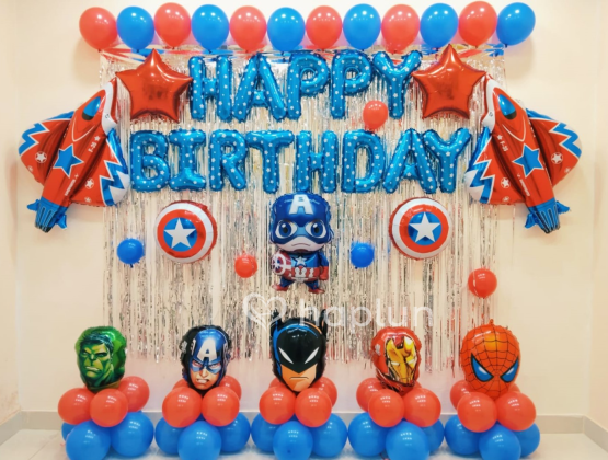 Avengers Superhero Theme Decoration