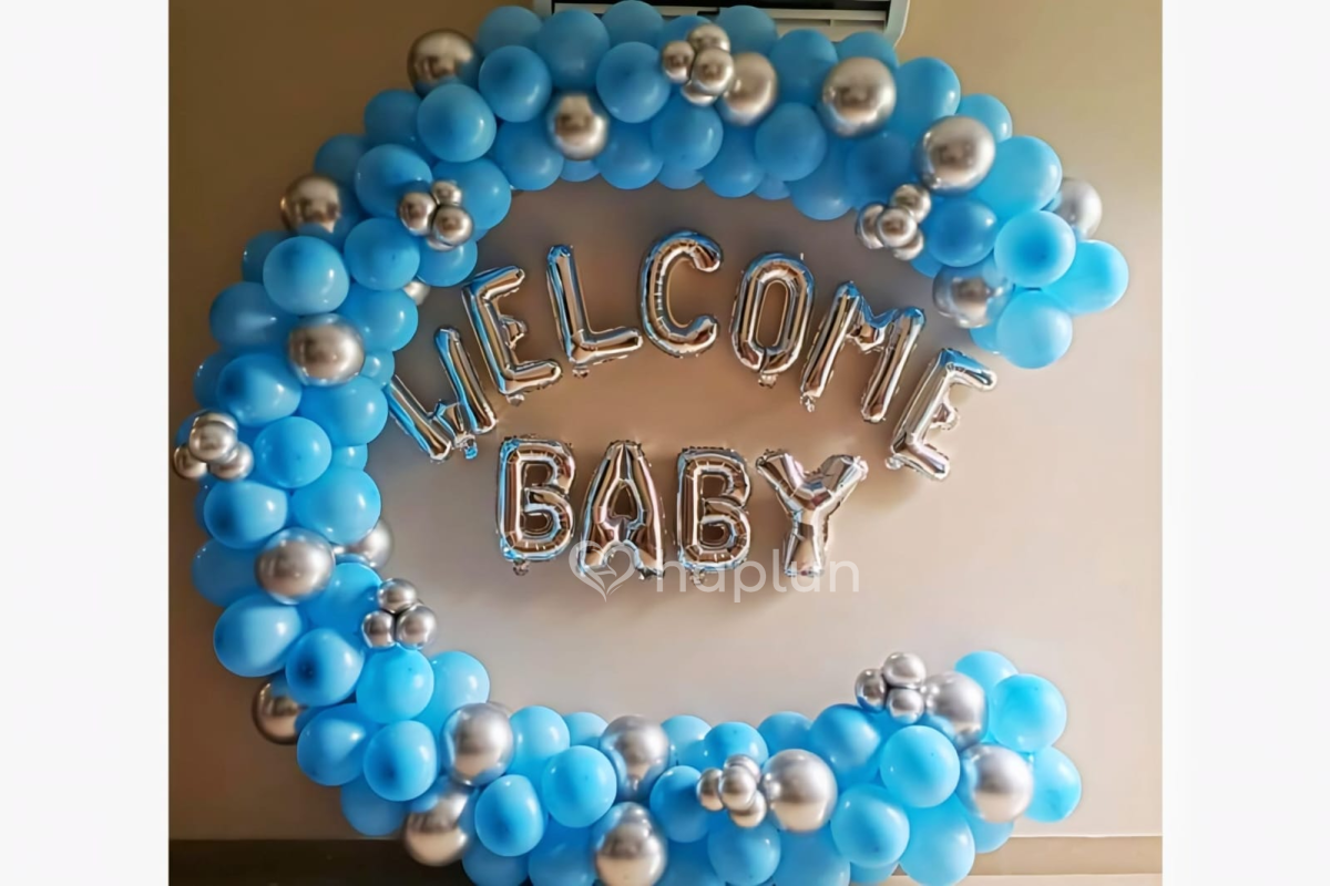 Baby Boy Welcome Decoration