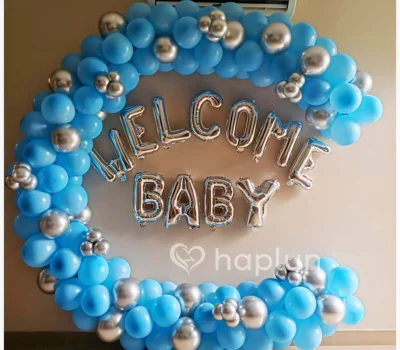 Blue Baby Welcome Theme Decor