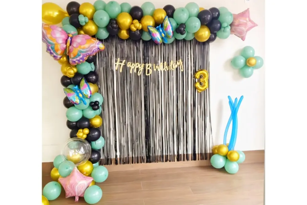 Baby girls birthday party at home