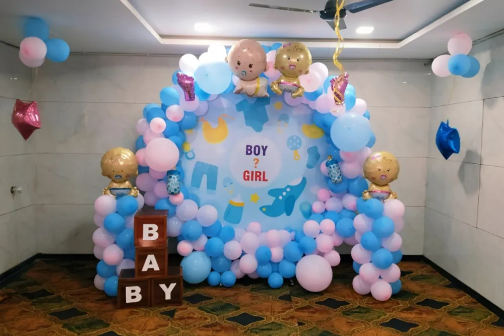 Baby Shower Ring Setup