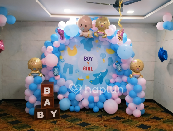 Baby Shower Flex Ring Setup