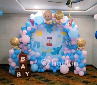 Baby Shower Flex Ring Setup