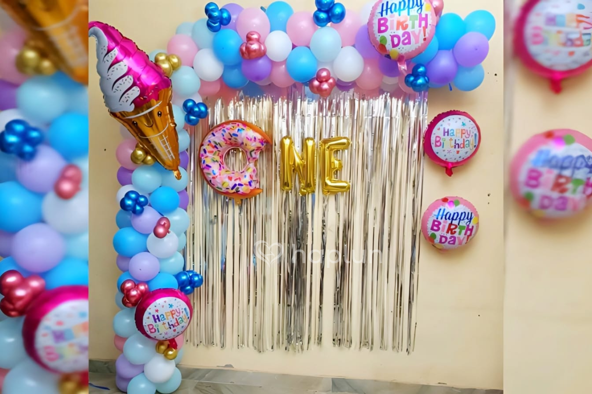 Baby's 1st birthday party decoration