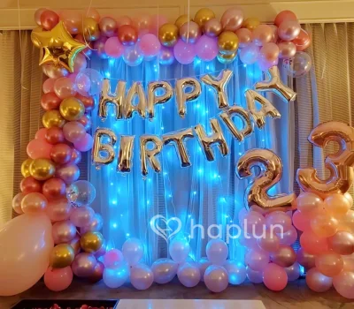 Garland With Net Decoration