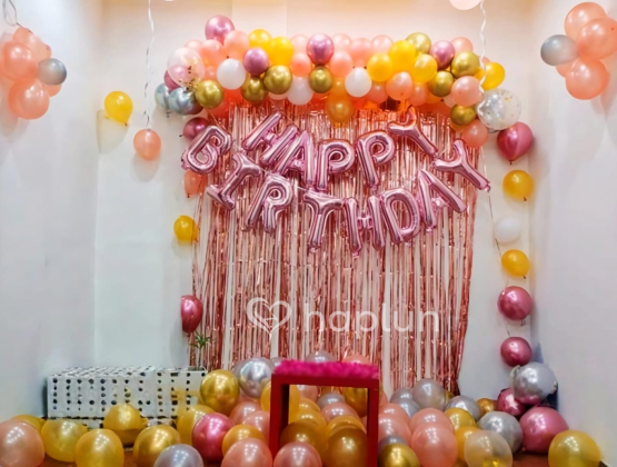 Elegant Birthday Wall Decoration
