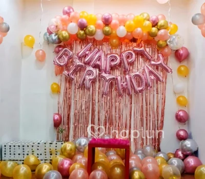 Elegant Birthday Wall Decoration