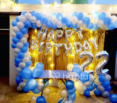 Garland Decor On Terrace