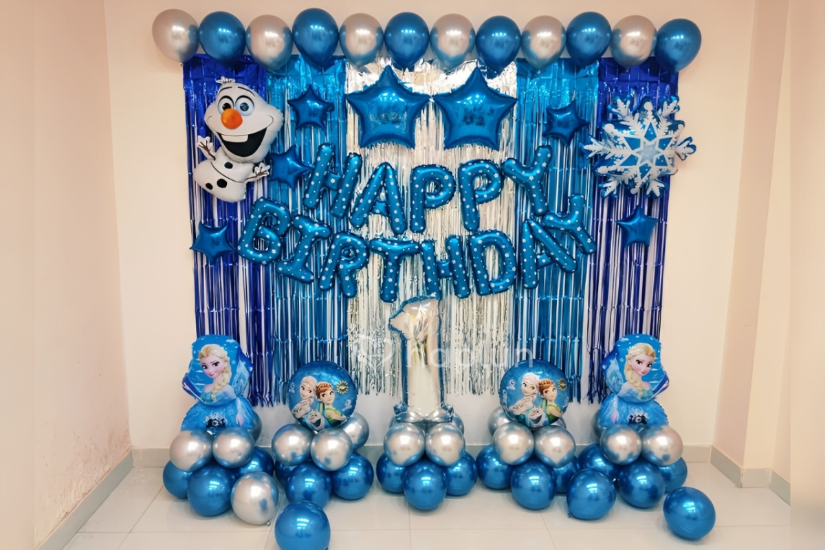 Ice Princess Frozen Birthday Decor