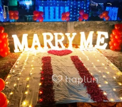 Romantic Marry Me Surprise Decor