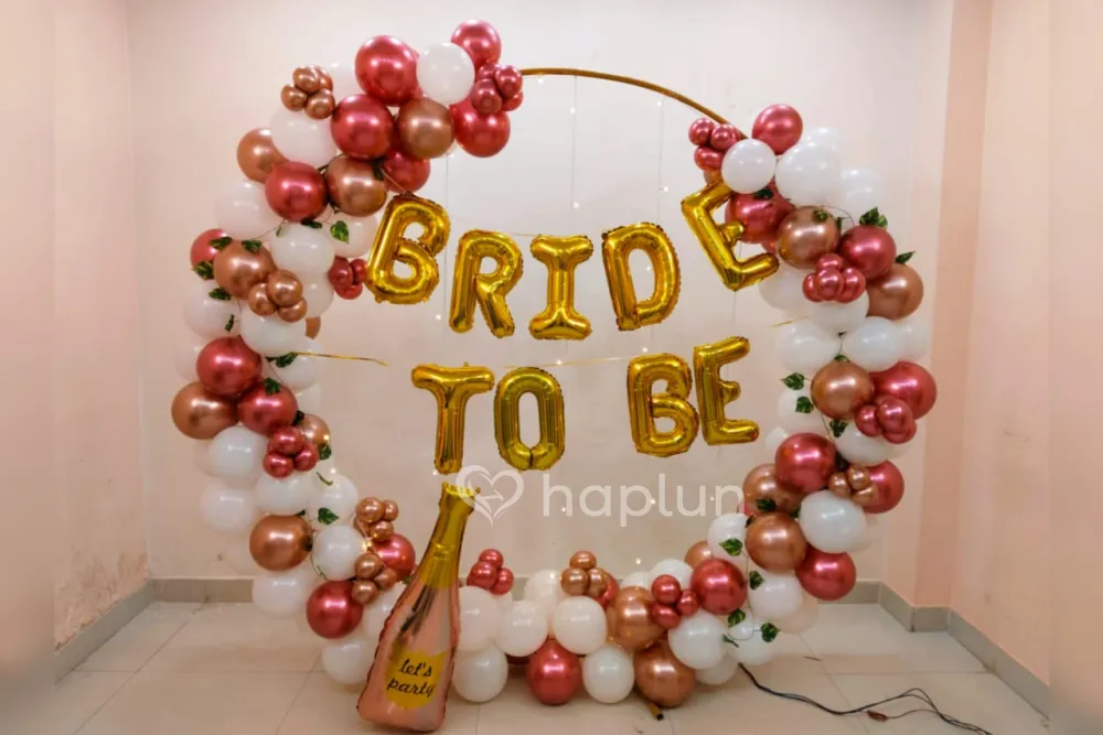 Rose Gold Bride To Be Setup