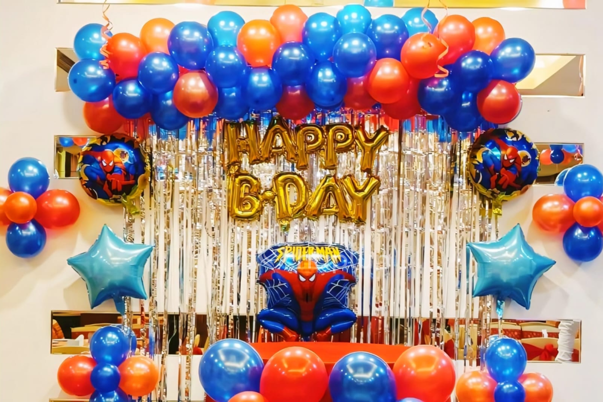 Spiderman Theme Decoration