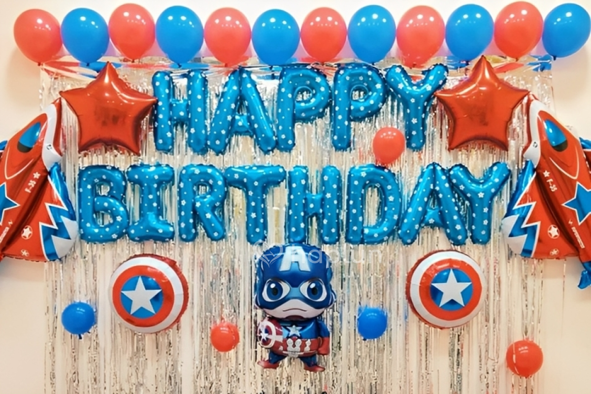 Superhero Balloon Theme Decoration