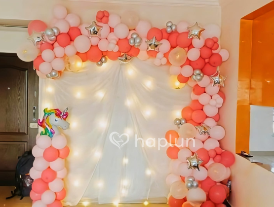 Unicorn Backdrop Decoration