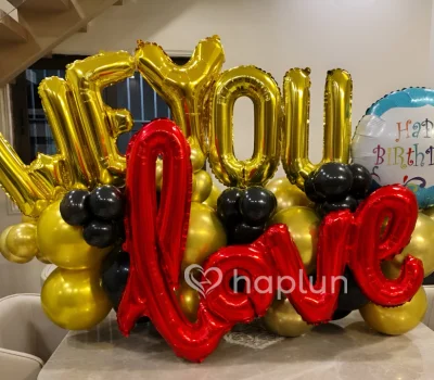 We Love You Balloon Marquee Decor