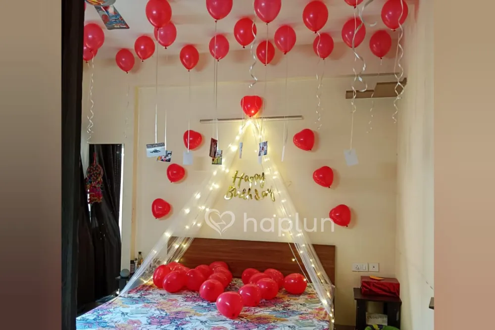 Cabana Bedroom Birthday Surprise