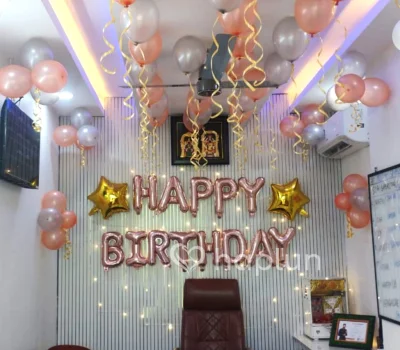 Classic Birthday Balloon Decoration