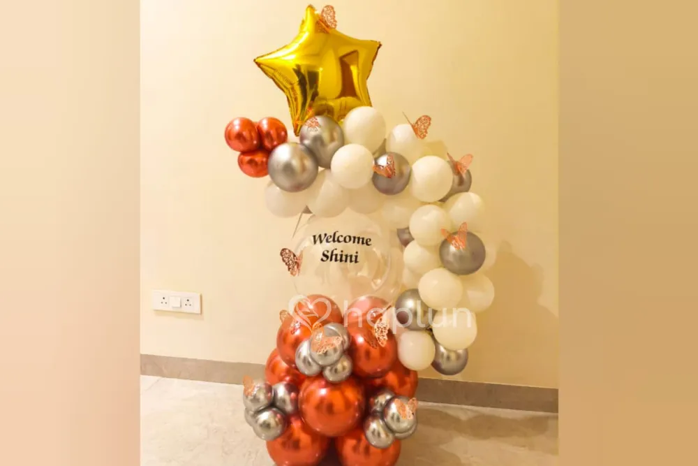 Elegant Welcome Marquee Decoration