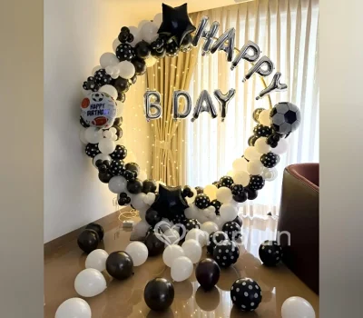 Football Theme Ring Decor