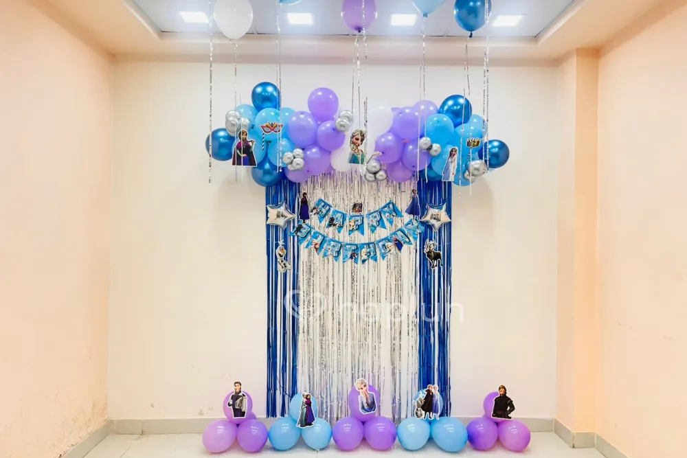 Frozen Princess Birthday Setup