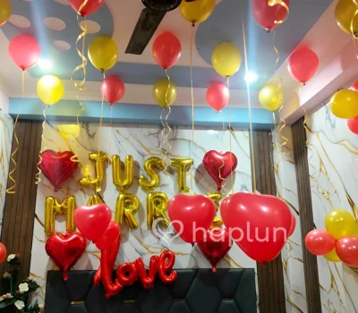 Just Married Couple Surprise Decoration