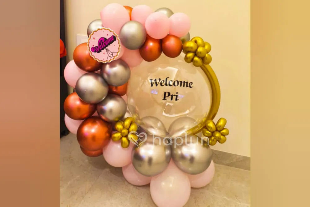 Welcome Marquee Balloon Surprise