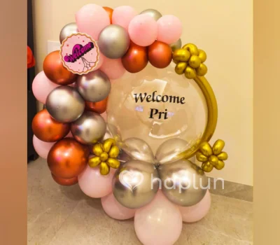 Welcome Marquee Balloon Surprise