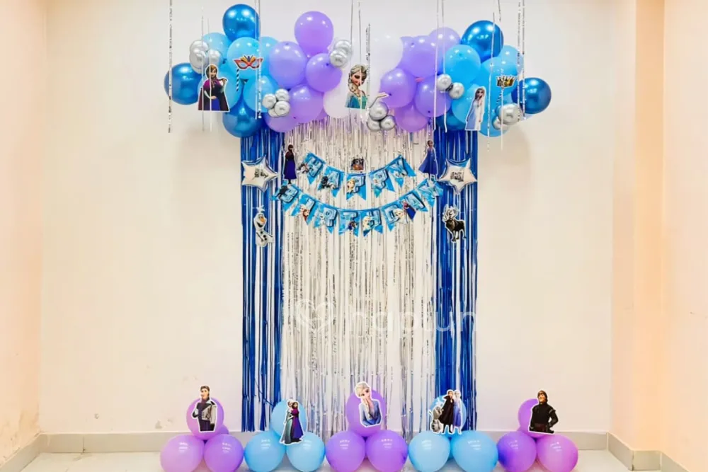 Frozen decoration for girl birthday