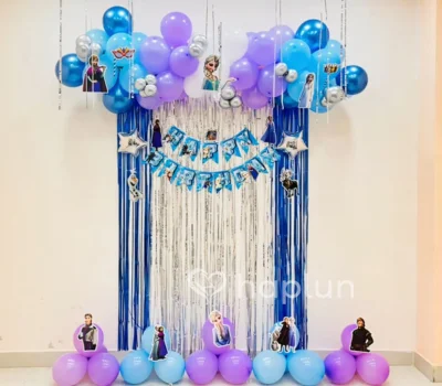 Frozen Princess Birthday Setup
