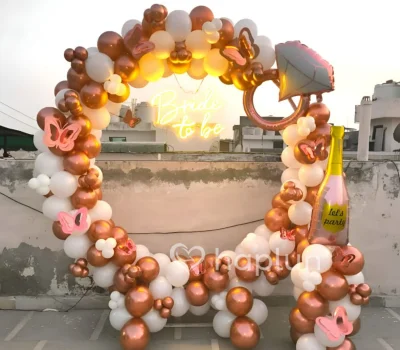 Rosegold Bachelorette Party Decor