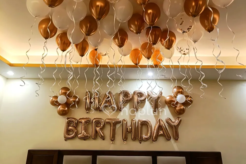Classic Chrome Birthday Decor
