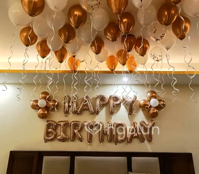 Classic Chrome Birthday Decor