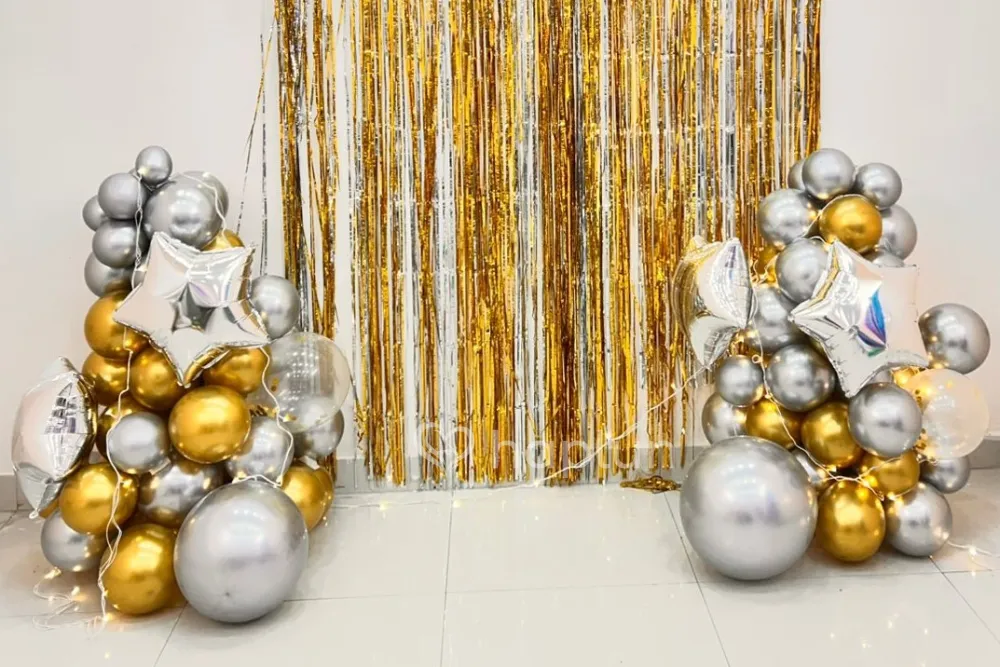 Happy New Year Office Backdrop