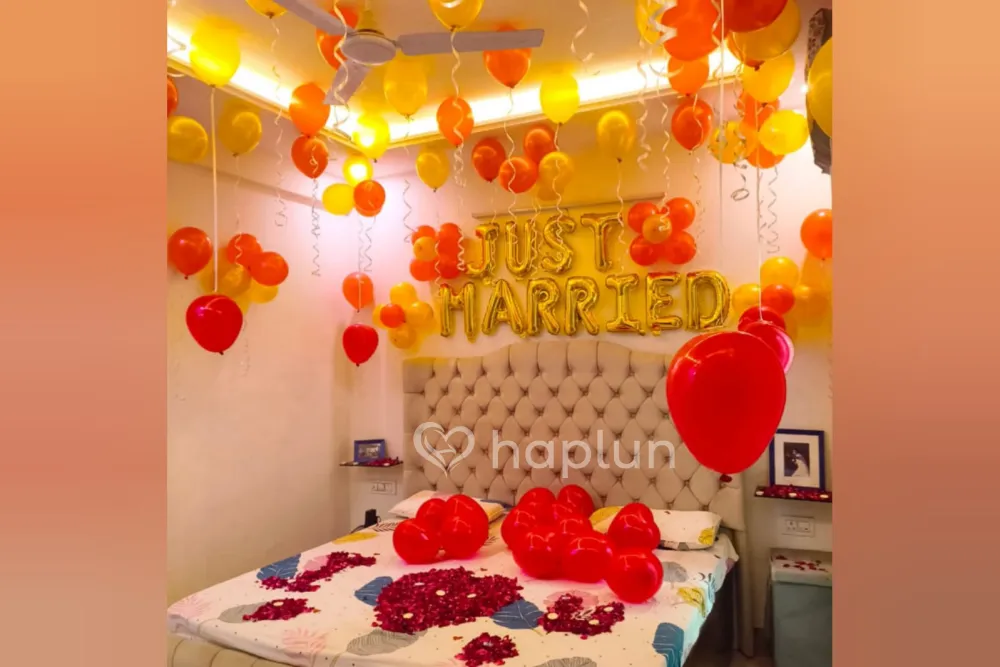 Just Married Romantic Room Decor