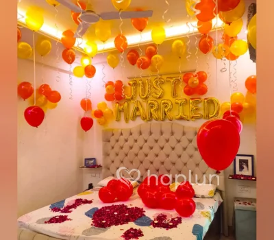 Just Married Romantic Room Decor