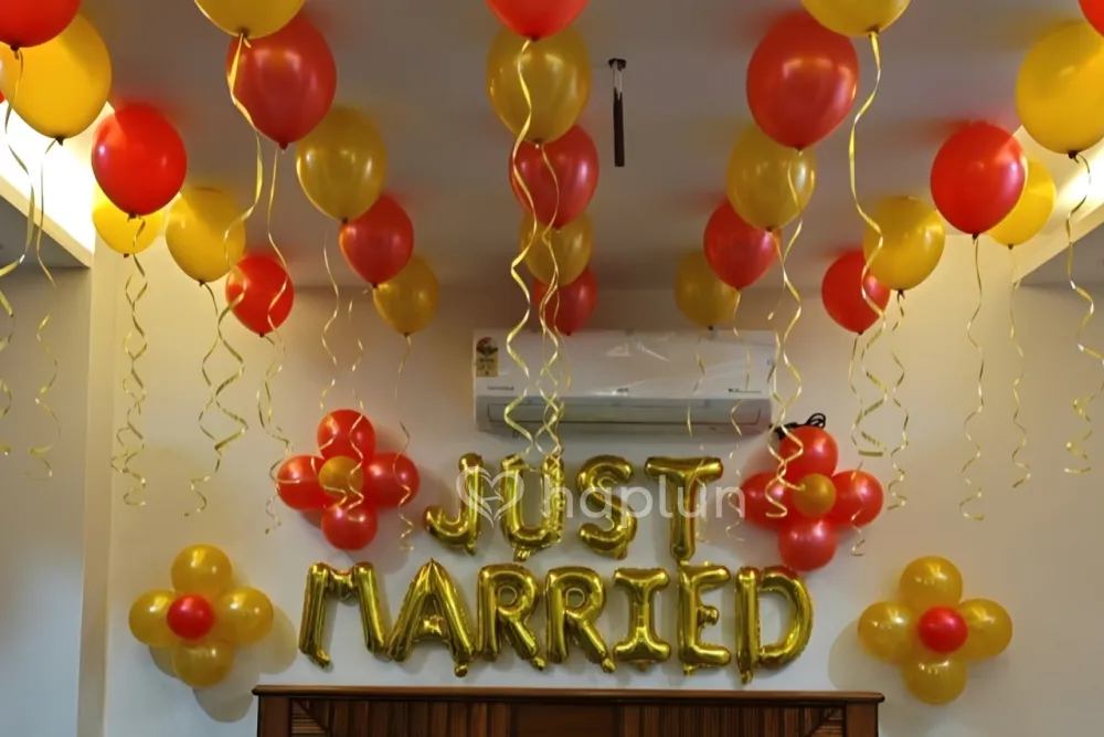 Just Married Room Decor