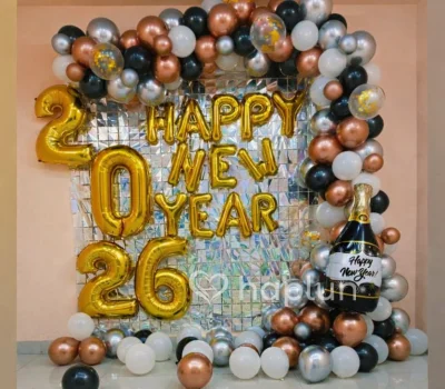 New Year Celebration setup