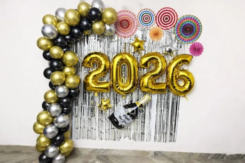 New Year Party Celebration Decoration