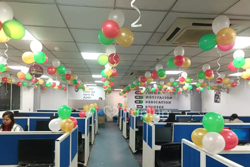 Special Office Balloon Decoration
