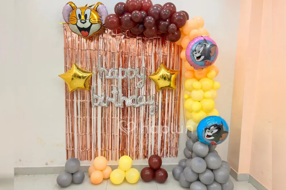 Tom & Jerry Birthday Party Decor