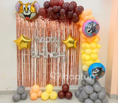 Tom & Jerry Birthday Party Decor