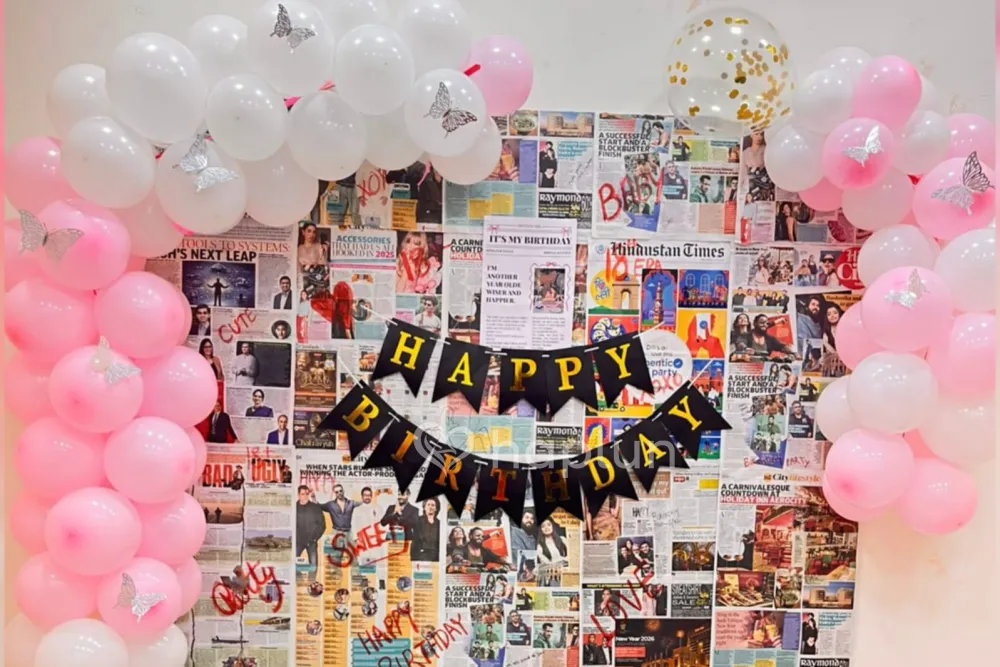 Aesthetic Birthday Backdrop Decor