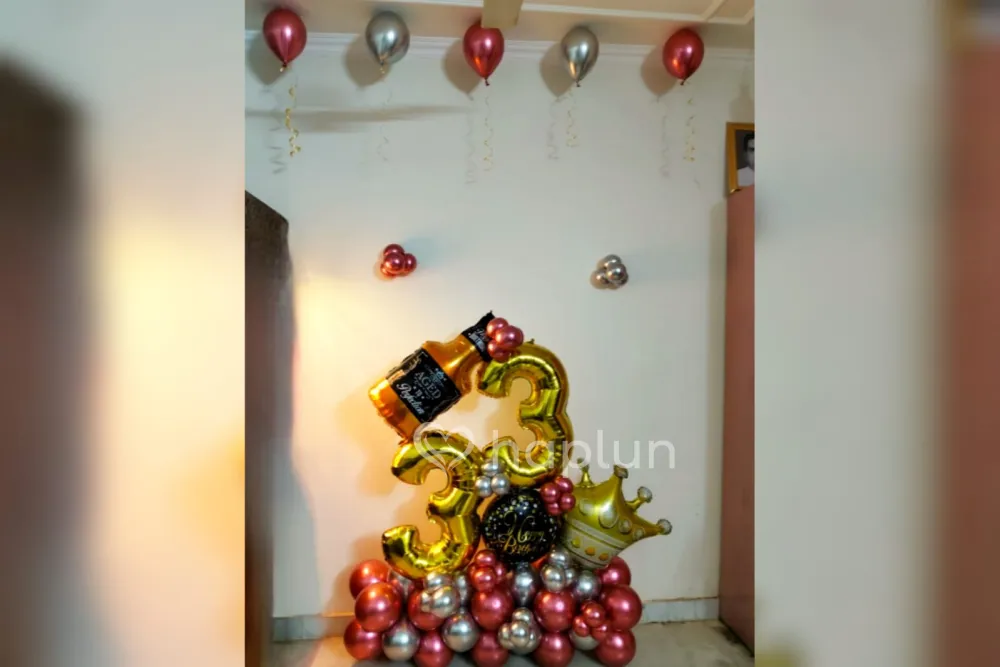 Birthday Marquee Surprise Decor