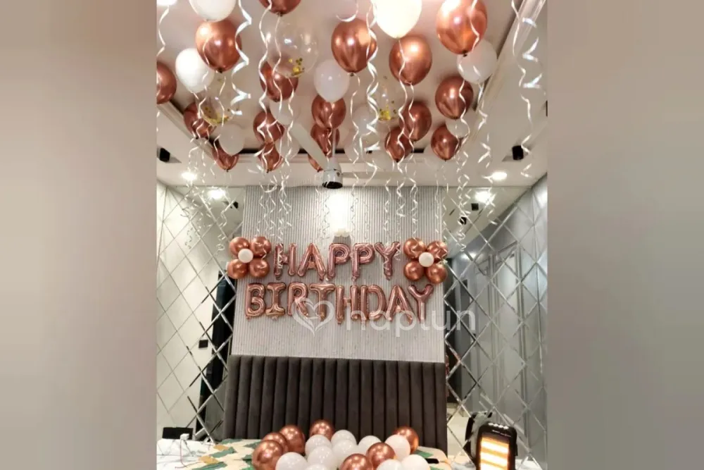 Classic Chrome Birthday Decor