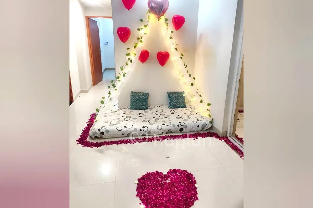 Intimate Canopy Love Setup