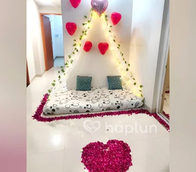 Intimate Canopy Love Setup