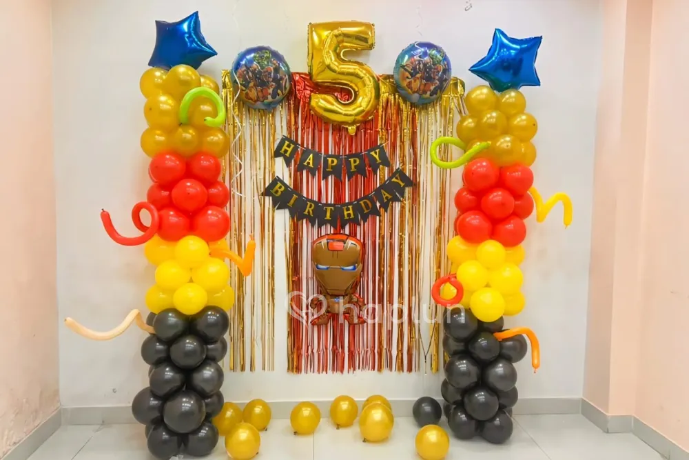 Iron Man Kids Theme Decoration