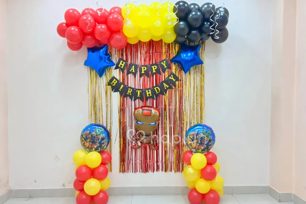 Iron Man Theme Decoration